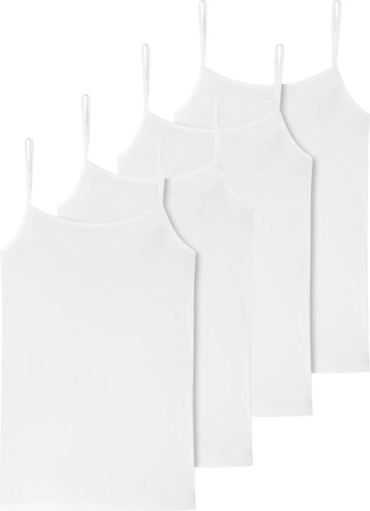 Produktbild Schiesser 4er Pack 95/5 Organic Spaghetti-Top (38, M)