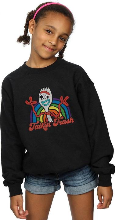 Actual product image Disney Girls Toy Story 4 Forky Talkin' Trash Sweatshirt (128)