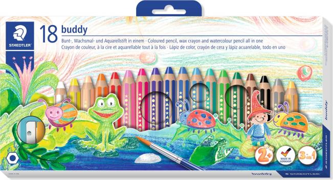 Image du produit Staedtler Crayon Noris jun 18ST (Multicolore, 18 x)