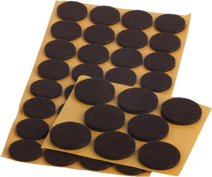 Actual product image Fix-o-moll Felt gliders (Felt gliders, 40 Piece)