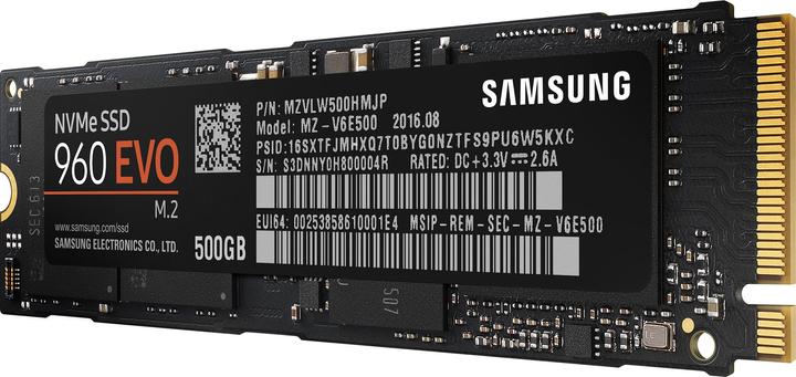 Productafbeelding Samsung 960 Evo (500 GB, M.2)