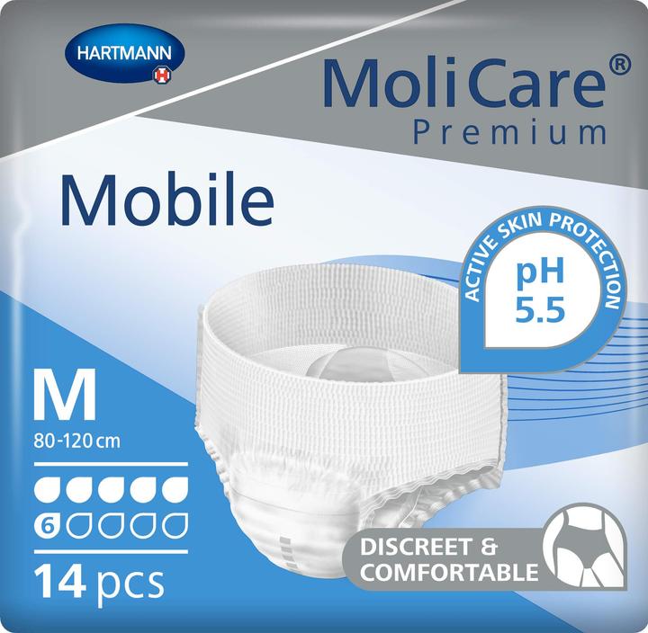 Actual product image MoliCare Mobile 6 (14 x, M)