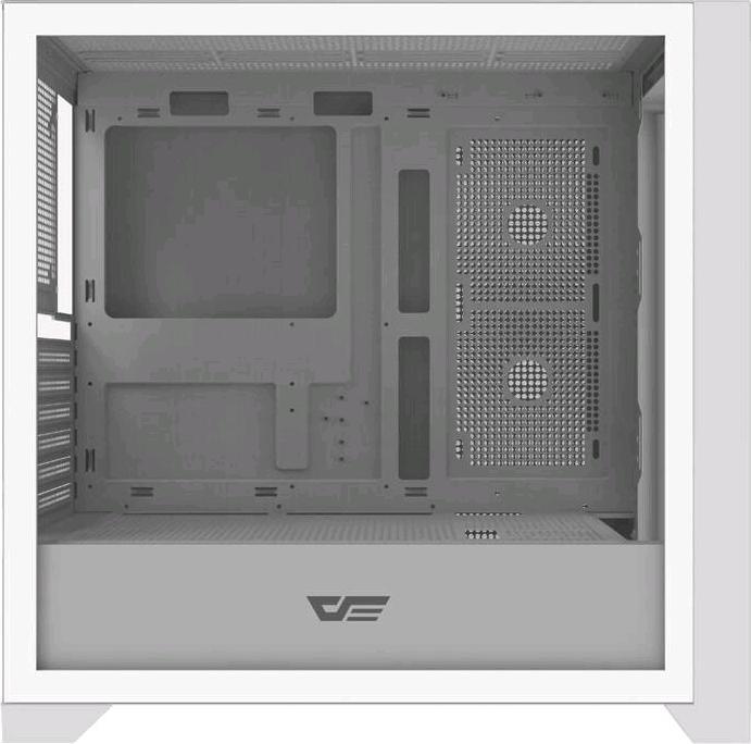 Image du produit Darkflash Tech Darkflash DRX90 Étui en verre pour ordinateur (blanc) (ITX, ATX)