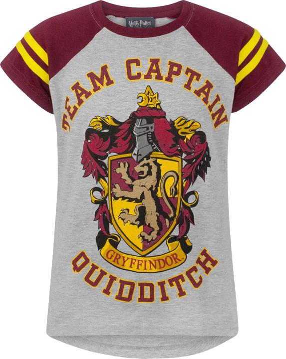 Image du produit T-shirt à manches courtes pour filles - Capitaine de l'équipe de Quidditch (158, 164)
