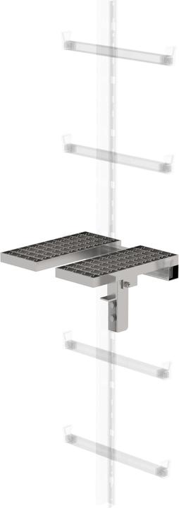 Actual product image Munk Retractable rest platform for attachment to single stile ladders (Single ladder, 1000 cm)