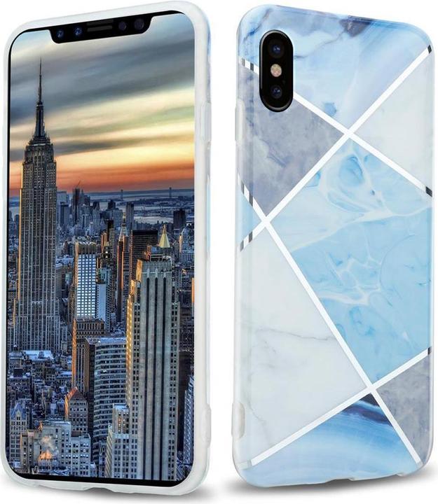 Produktbild Cadorabo IMD TPU Bunter Marmor Cover (Apple iPhone X)