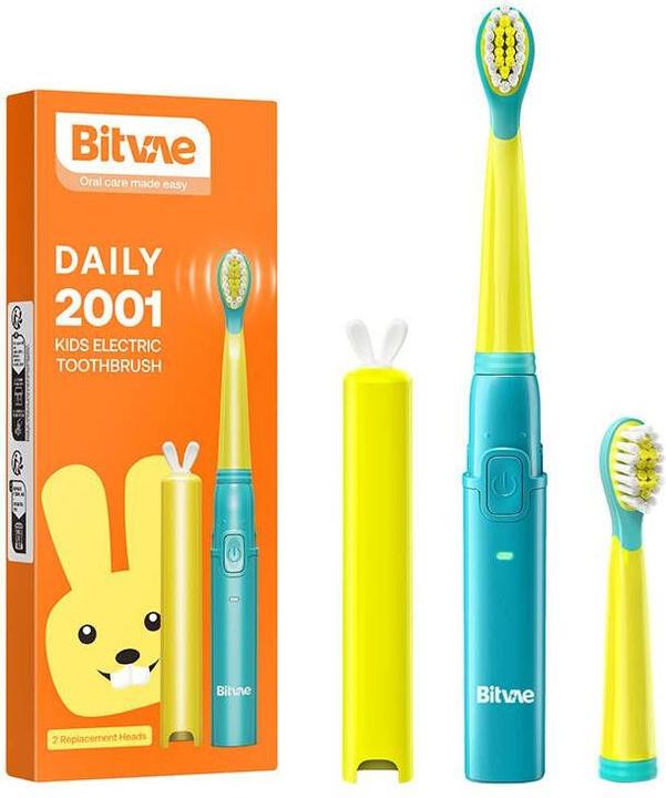 Image du produit Bitvae Brosse à dents Sonic avec set de tête BV 2001 (bleu/jaune) (Brosse à dents sonique)