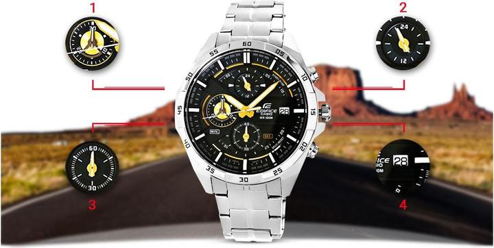 Produktbild Casio Edifice Mod. EFR-556D-1AVUEF (Chronograph, 46 mm)