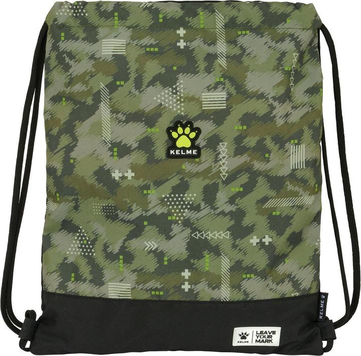 Produktbild Kelme Rucksacktasche mit Bändern Travel Schwarz grün 35 x 40 x 1 cm
