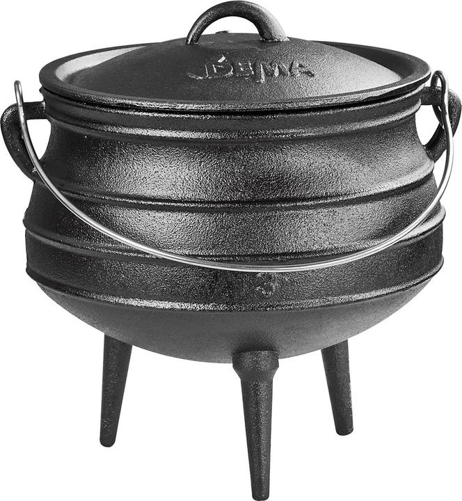 Produktbild Dema Lagerfeuer BBQ-Topf / Dutch Oven Schmortopf Gusseisen Topf 8 l