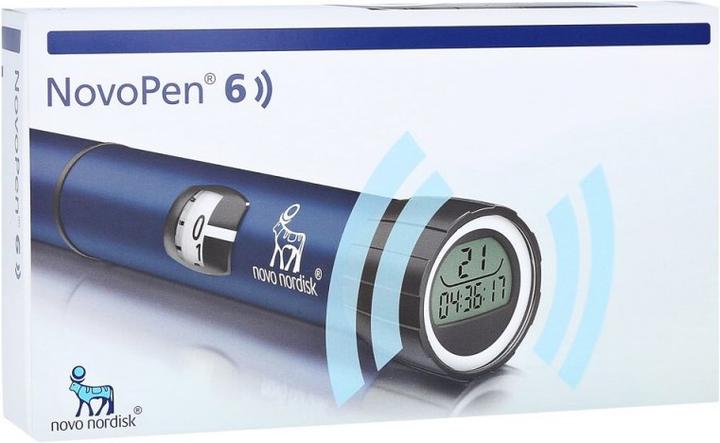 Actual product image Novo Nordisk NovoPen 6 (blue) (Insulin injections)