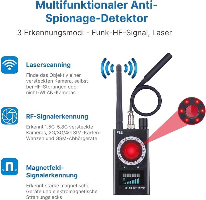 Produktbild Hermex K18 Anti-Überwachungs-Detektor
