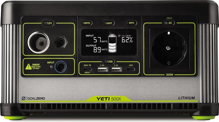 Goal Zero Yeti 500X (505 Wh, 5.85 kg)