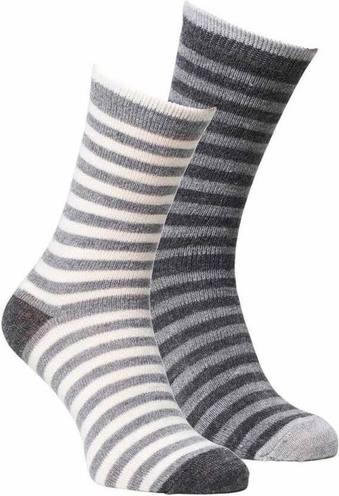 Produktbild Fellhof Alpaka Socken gestreift 2er Pack multicolor (2er Pack, 35 - 38)