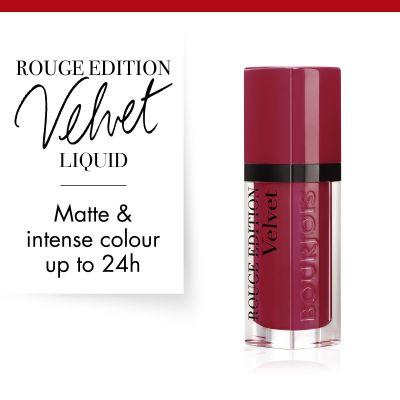 Actual product image Bourjois Rouge Edition Velvet Lipstick (08 Grand Cru)