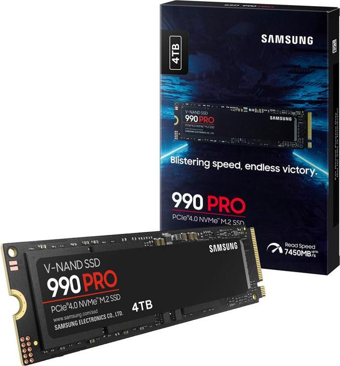 Image du produit Samsung 990 Pro (4000 Go, M.2 2280)