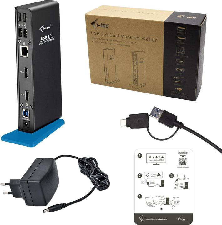 Produktbild i-tec Dual HDMI (USB-C, 9 Ports)