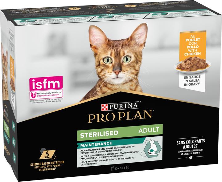 Produktbild Pro Plan Cat Nutrisavour Sterilised Huhn (Adult, 1 Stk., 850 g)