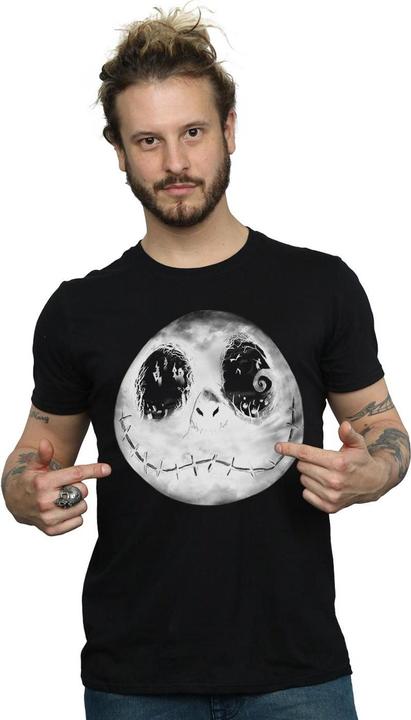 Immagine prodotto Disney Nightmare Before Christmas Jack Moon Face Maglietta Uomo (3XL)