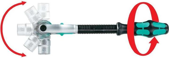 Actual product image Wera 8000 B Zyklop Speed Ratchet (3/8")