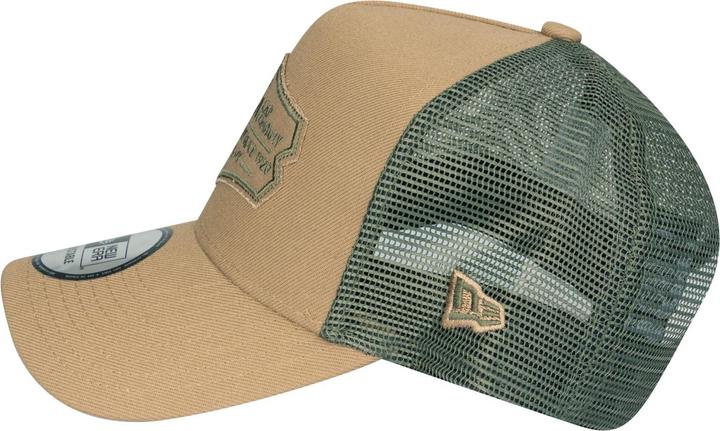 Produktbild New Era Adjustable Trucker Cap - RETRO PATCH khaki / oliv (One Size)