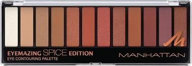 Manhattan Cosmetics Eyemazing Eyeshadow Palette mit schimmernden und matten Farben für unzählige Looks (Spice Edition)