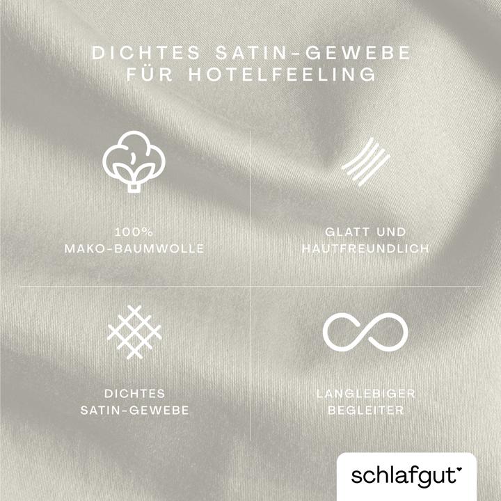 Image du produit schlafgut Woven Satin (Housse de couette, 200 x 200 cm)