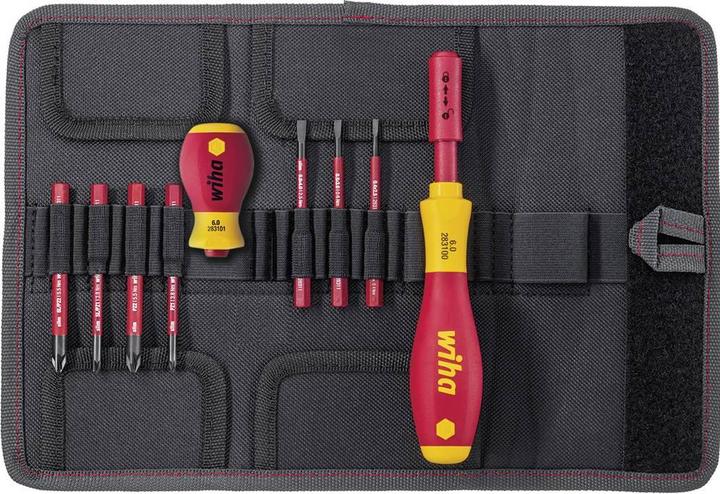 Produktbild Wiha Schraubendreher und Bit Set (Phillipps-Kreuzschlitz (PH), Pozidriv-Kreuzschlitz (PZ), Schlitzschrauben)