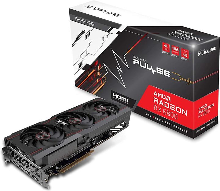 Actual product image Sapphire PULSE AMD Radeon RX 6800 16GB (16 GB)