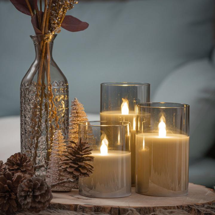 Immagine prodotto Pauleen Candela di cera LED Classy Smokey (3 x)