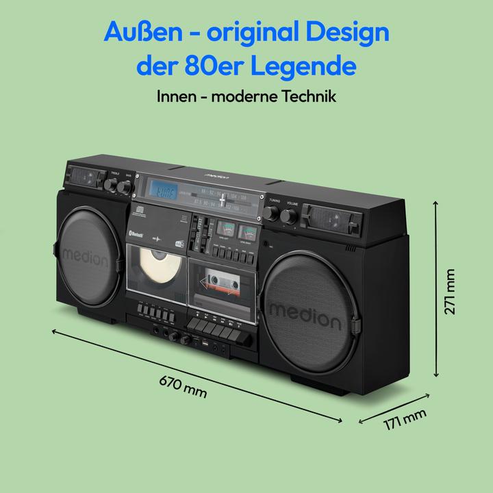 Image du produit Medion LIFE P66538 (DAB+ DAB, FM, Bluetooth)