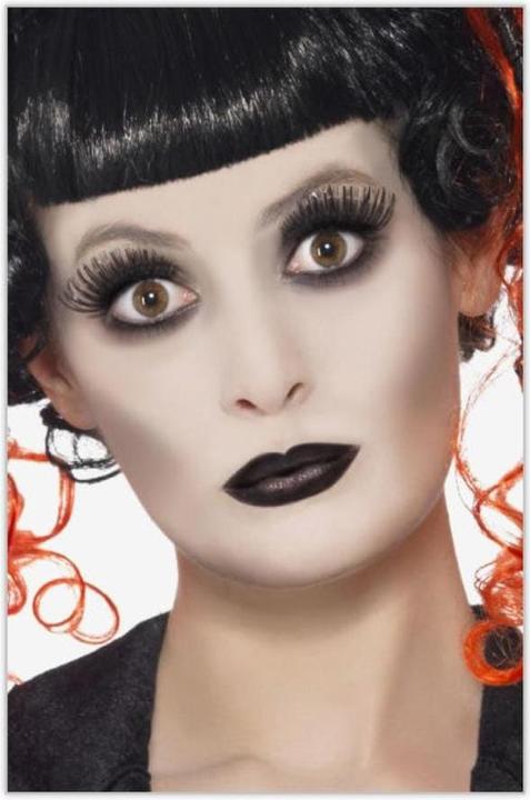 Smiffys Gothic Makeup Set (Künstliche Wimpern)