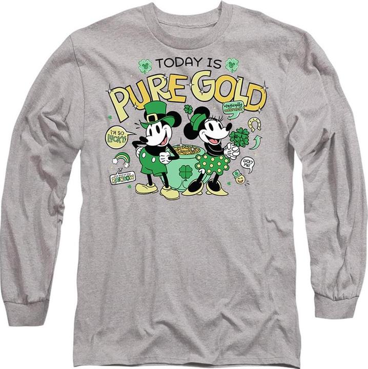 Produktbild Mickey Mouse Pure Gold TShirt St PatricksTag (S)