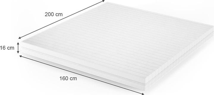 Image du produit VitaliSpa Foamy (160 x 200 cm, Noyau de mousse)