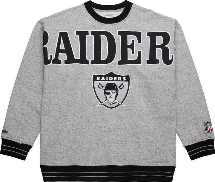 Produktbild Mitchell & Ness SATIN Fleece Pullover Oakland Raiders - S (S)