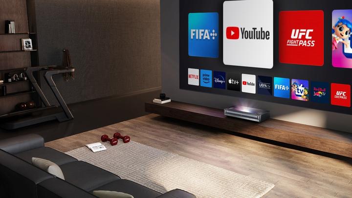 Productafbeelding Hisense LASER TV PX3 80-150 4K (UHD, 3000 lm, 0.22 :1)