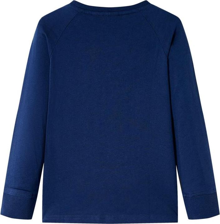 Produktbild VidaXL Kinder-Langarmshirt Marineblau 128,Material: 100 (128)