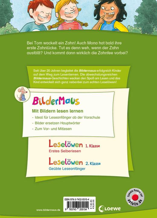 Produktbild Bildermaus - Wackelzahngeschichten (Deutsch, Annette Moser, Sandra Reckers, Loewe Erstlesebücher, 2020)