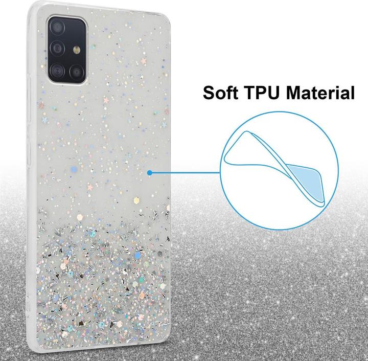 Actual product image Cadorabo TPU cover sparkling glitter (Samsung Galaxy A51 5G)