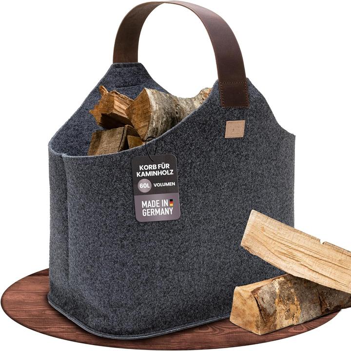 Actual product image Easy and Green Wood basket for firewood
