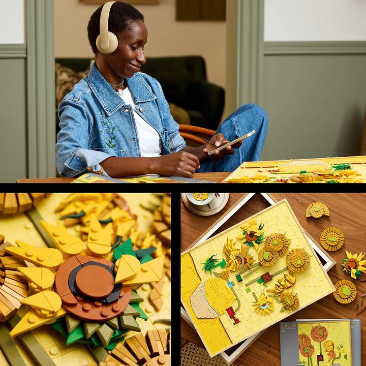 Actual product image LEGO Vincent van Gogh - Sunflowers (31215, LEGO DC, LEGO Rare Sets)