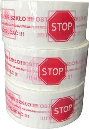 Produktbild Bestpak BSTech Klebeband mit Aufdruck 48x100m „Careful glass“ 6 Stk (48 mm)