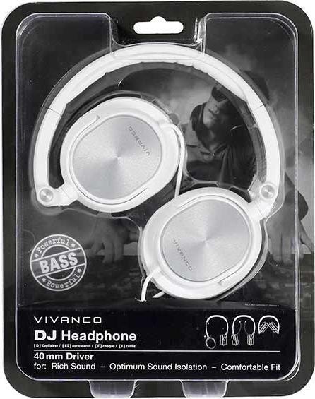 Actual product image Vivanco DJ Headphones (Cable)