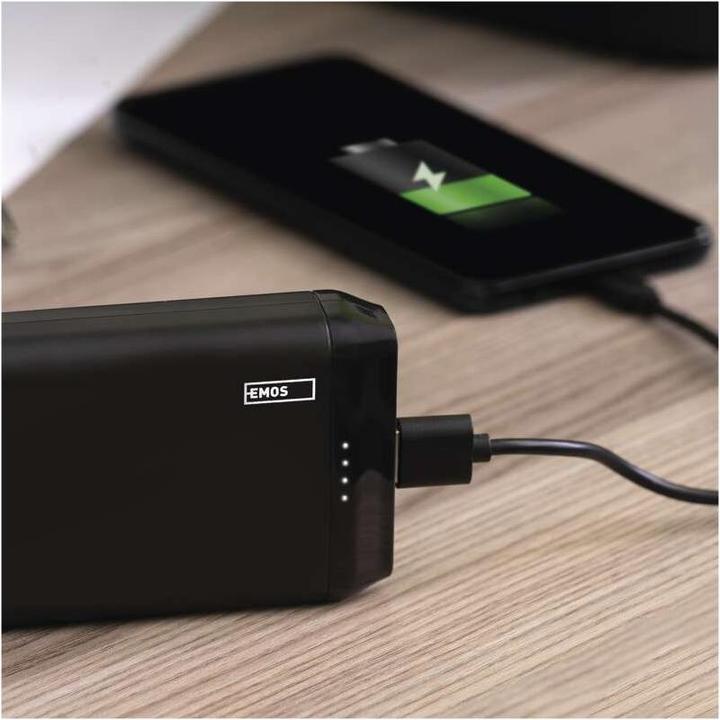 Immagine prodotto Emos Powerbank Alpha2 20, 20000 mAh, 10 W, nero (20000 mAh, 10 W, 74 Wh)