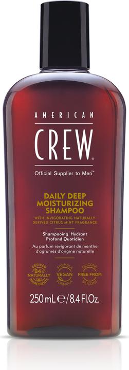 Actual product image American Crew Daily deep moisturizing men shampoo 250 ml (250 ml, Liquid shampoo)
