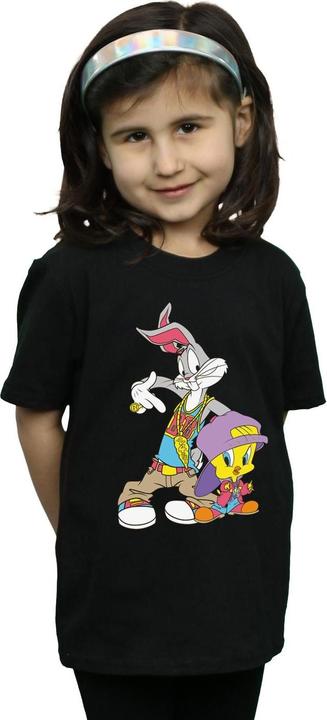 Immagine prodotto Looney Tunes Bugs And Tweety Hip Hop Maglietta Ragazze (152, 158)