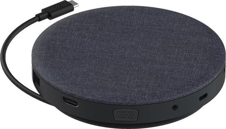 Actual product image Devia UFO 10in1 HUB wireless charger grey