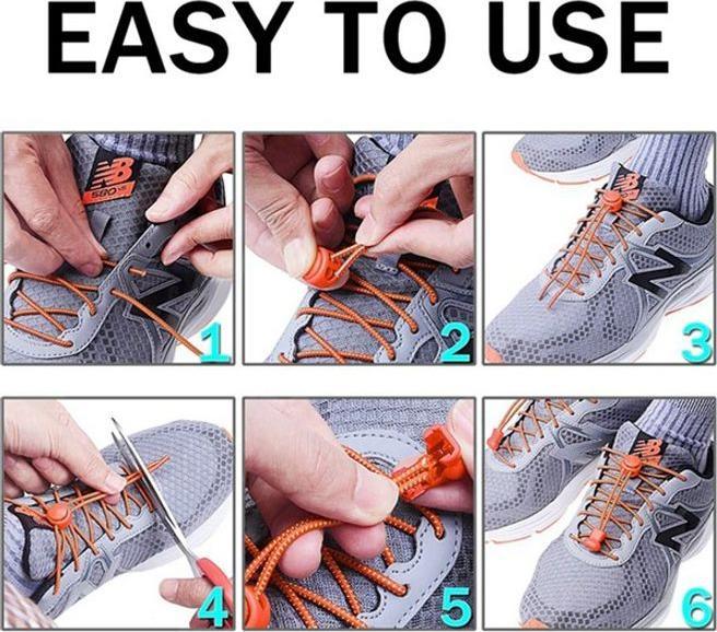 Actual product image MU Classic Shoelaces without tying button closure (100 cm)