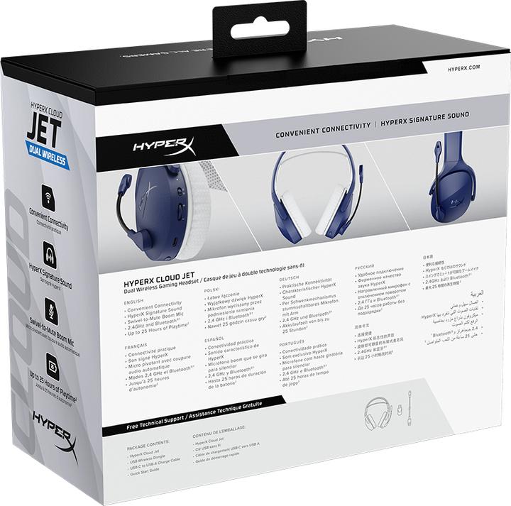 Produktbild HyperX AM7A0AA Cloud Jet Dual WL Blue (Kabellos)