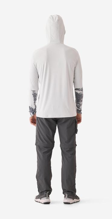 Produktbild Caperlan Angelshirt Anti-UV 500 Kapuze LSF 50+ grau (XL)